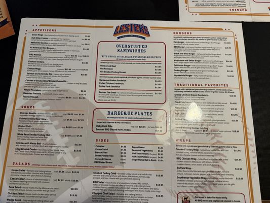 Menu photo 2 Lester's St. Louis, MO