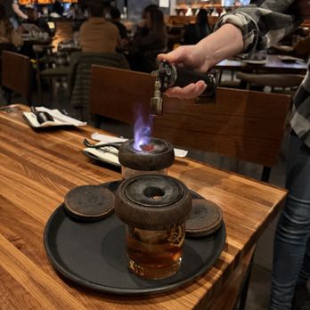 JINYA Ramen Bar - Union Station - Smoking the drink. - Ramen Near Me - Denver, Colorado JINYA Ramen Bar - Union Station - Smoking the drink. - Ramen Near Me - Denver, Colorado