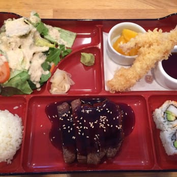 Sushi Yama - Steak terryaki lunch bento box 8/10 - Sushi Bars Near Me - Baton Rouge, Louisiana