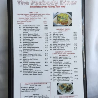 Menu photo 7 The Peabody Diner Peabody, MA Menu photo 7 The Peabody Diner Peabody, MA
