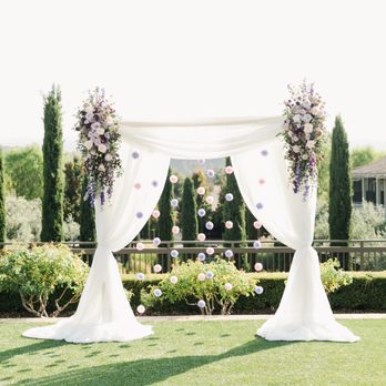 Floral Design Studio - Arch, drapes, and floral pieces by Nona. String flowers from my mom :) - Florists Near Me - Fremont, California Floral Design Studio - Arch, drapes, and floral pieces by Nona. String flowers from my mom :) - Florists Near Me - Fremont, California