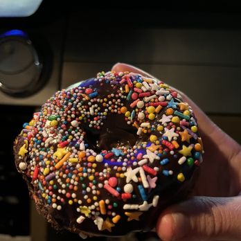 The Donuttery - Gluten-free Chocolate Cake donut with sprinkles - Donuts Near Me - Huntington Beach, California The Donuttery - Gluten-free Chocolate Cake donut with sprinkles - Donuts Near Me - Huntington Beach, California