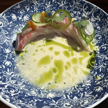 Dos Pescados - Kampachi Crudo. Big island farmed Kampachi. The best! - Seafood Near Me - Aptos, California Dos Pescados - Kampachi Crudo. Big island farmed Kampachi. The best! - Seafood Near Me - Aptos, California
