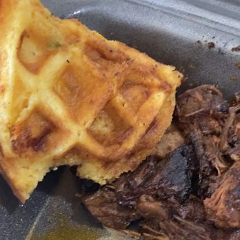 Wolf River Brisket - Stale cornbread waffle - Southern Near Me - Germantown, Tennessee Wolf River Brisket - Stale cornbread waffle - Southern Near Me - Germantown, Tennessee