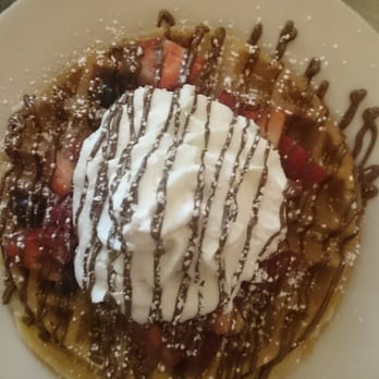 Pegasus Brooklyn - Waffles with fruit and nutella! - Breakfast & Brunch Near Me - Brooklyn, New York Pegasus Brooklyn - Waffles with fruit and nutella! - Breakfast & Brunch Near Me - Brooklyn, New York