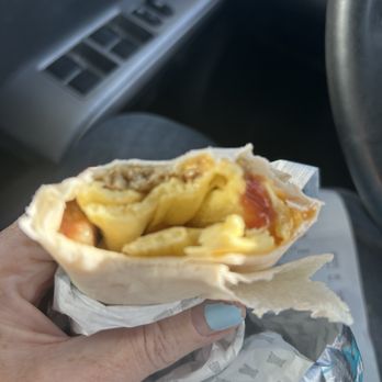 Sonic Drive-In - What I actually got. A breakfast burrito instead of the Baja wrap - Burgers Near Me - Las Vegas, Nevada Sonic Drive-In - What I actually got. A breakfast burrito instead of the Baja wrap - Burgers Near Me - Las Vegas, Nevada