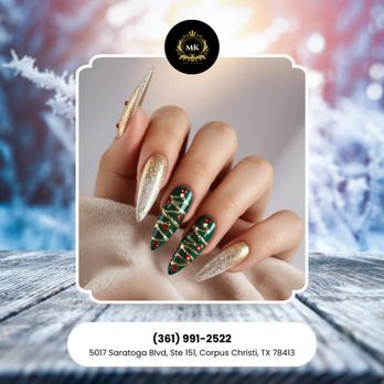 MK Spa & Nails - Christmas is coming! Time to get your nails looking beautiful for all the holiday fun. Book your appointment today! - Nail Salons Near Me - Corpus Christi, Texas MK Spa & Nails - Christmas is coming! Time to get your nails looking beautiful for all the holiday fun. Book your appointment today! - Nail Salons Near Me - Corpus Christi, Texas