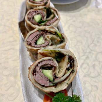 The Mandarin - Beef-Wrapped in Green Onion Pancake - Chinese Near Me - Menlo Park, California