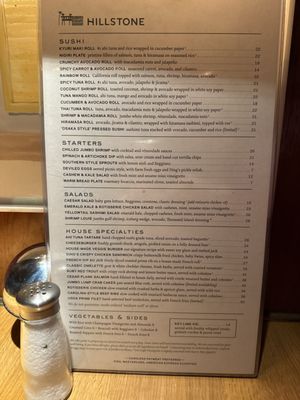 Menu photo 7 Hillstone Restaurant Bal Harbour, FL