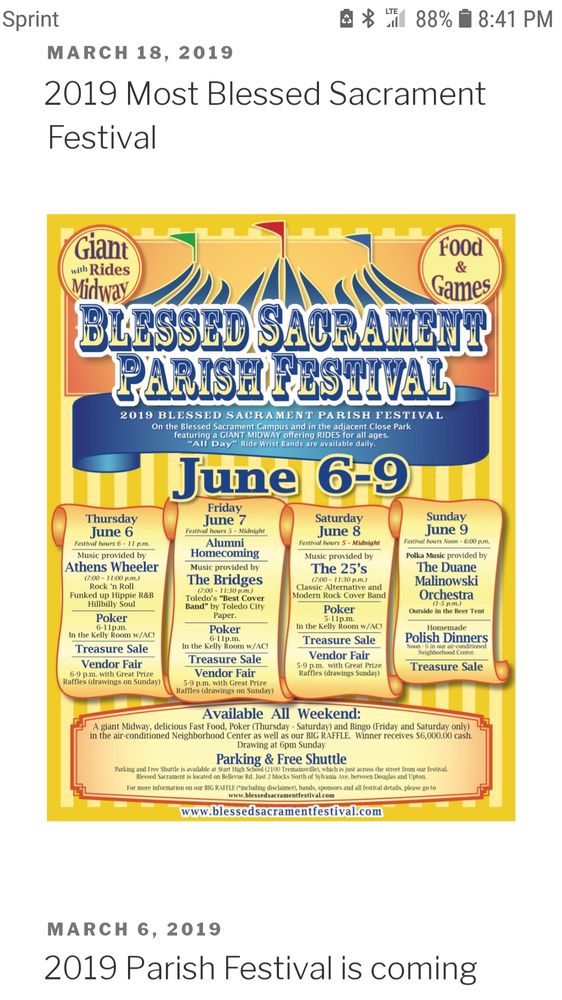 Blessed Sacrament Parish - childcare center in Toledo, OH