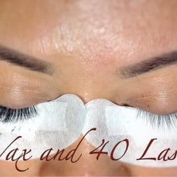 Wax and 40 Lashes - Volume lashes