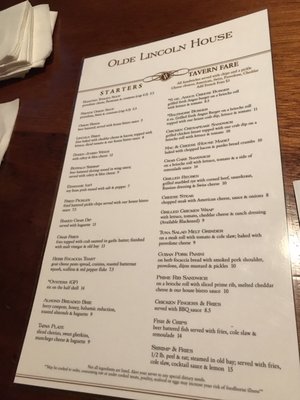 Menu photo 5 Olde Lincoln House Ephrata, PA Menu photo 5 Olde Lincoln House Ephrata, PA