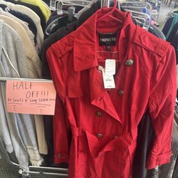 Friends and Family - Brand new express jacket that retails for $138 (tags were still attached) marked at $20 and then HALF OFF so $10!!