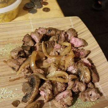 Texas Roadhouse - This was the beef tips to go with it after I had to cut the meat in pieces because it was not. - Steakhouses Near Me - Albany, New York Texas Roadhouse - This was the beef tips to go with it after I had to cut the meat in pieces because it was not. - Steakhouses Near Me - Albany, New York
