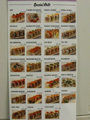 Menu photo 6 Rumble Fish Scotts Valley, CA Menu photo 6 Rumble Fish Scotts Valley, CA