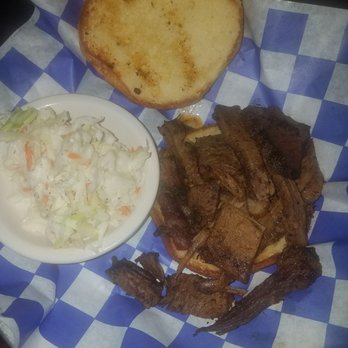 Smokey's BBQ Roadhouse - Brisket sandwich and Cole slaw - Barbeque Near Me - Oregon, Ohio Smokey's BBQ Roadhouse - Brisket sandwich and Cole slaw - Barbeque Near Me - Oregon, Ohio
