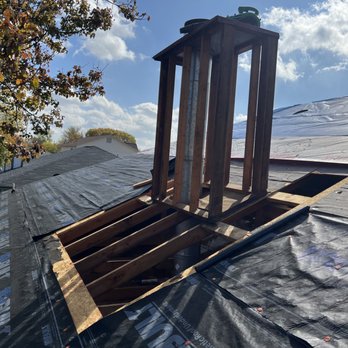 AmeTex Roofing & Home Improvement - Before of a chimney siding repair. - Roofing Near Me - Waco, Texas AmeTex Roofing & Home Improvement - Before of a chimney siding repair. - Roofing Near Me - Waco, Texas