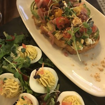 Central Bar + Restaurant - Advacodo toast and deviled eggs- delicious. - American Near Me - Bellevue, Washington