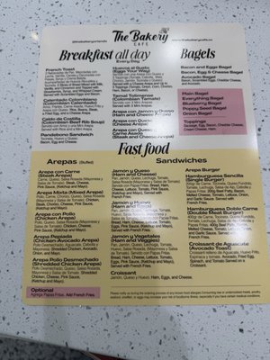 Menu photo 1 The Bakery Cafe Alafaya, FL