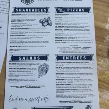 Wheat & Water - Menu - Pizza Near Me - La Jolla, California Wheat & Water - Menu - Pizza Near Me - La Jolla, California