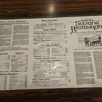 Solvang Restaurant - Scandinavian Near Me - Solvang, California