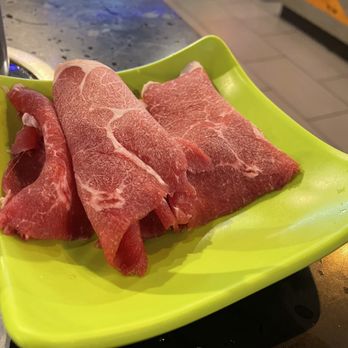 Nine Spices Fondue - Meat comes frozen since it cooks rather quick - Hot Pot Near Me - Gainesville, Florida Nine Spices Fondue - Meat comes frozen since it cooks rather quick - Hot Pot Near Me - Gainesville, Florida