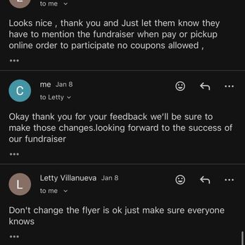 Wingstop - 6/8 clarification on flyer asking to proof read for our club to make sure all information is correct. - Chicken Wings Near Me - Elk Grove, California