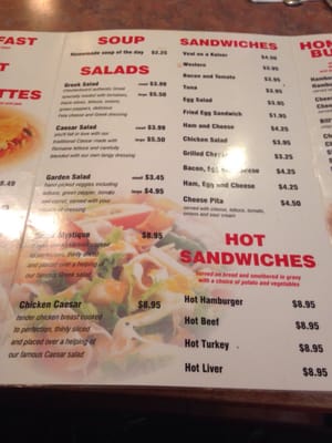 Menu photo 3 Checkerbord Restaurant Kitchener, ON
