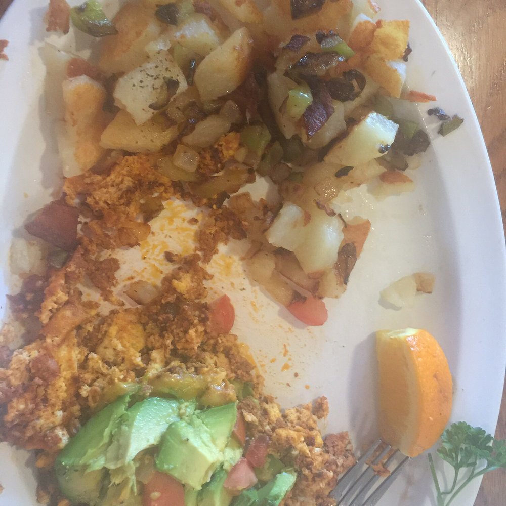 Mile High Cafe - Chorizo meal - Cafes Near Me - Hesperia, California