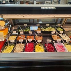 Deli counter of sides and salads