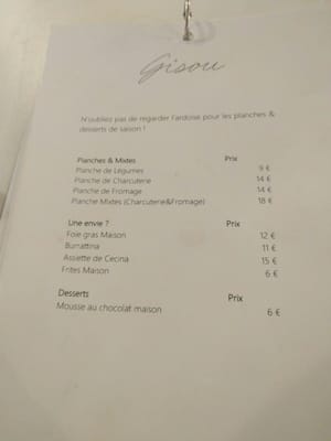 Menu photo 1 Le Gisou Paris, 75