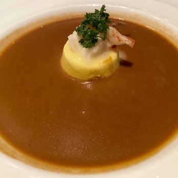 Le Papillon - Lobster Bisque with Sweet Corn Timbale - French Near Me - San Jose, California