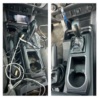 No-H2O - Denver - Messy center console - Auto Detailing Near Me No-H2O - Denver - Messy center console - Auto Detailing Near Me