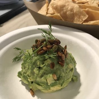 Corazon Cocina - 5 star small serving of guacamole.   Could have used a little lime or chile, but still great flavor and fresh ingredients - Mexican Near Me - Santa Barbara, California
