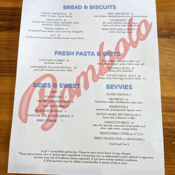 Bombolo - Sunday brunch menu. 11:30am-2:00pm. - New American Near Me - Chapel Hill, North Carolina
