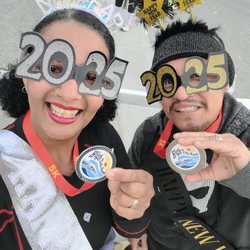 High Tide Runs - Our 5k medals from High tide