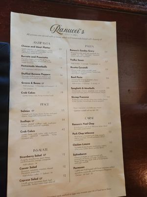 Menu photo 1 Ranucci's Pittsburgh, PA