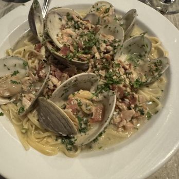 Point Lobster Bar & Grill - Fettuccine with bacon and clams - Seafood Near Me - Point Pleasant Beach, New Jersey