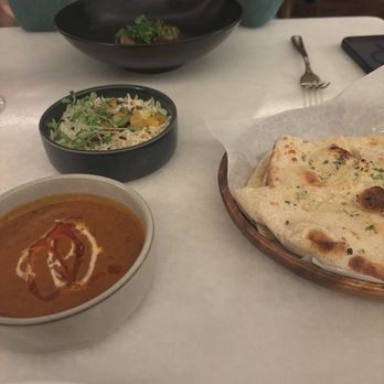 Rania - Side dishes (lentils, rice, garlic naan) - Wine Bars Near Me - Washington, DC, District of Columbia