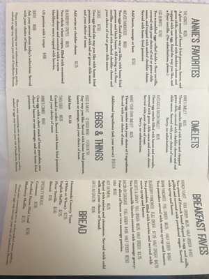 Menu photo 4 Annie's Soup Kitchen Albuquerque, NM