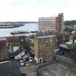 St George Hotel - View of Chatham Docks from the room