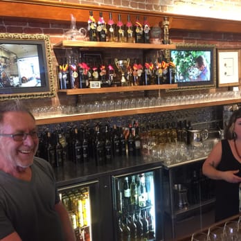 Caduceus Cellars - Bar area and friendly barkeeps. - Wineries Near Me - Jerome, Arizona