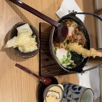 Tendon Kohaku - Kohaku Dashi Stock Udon - Japanese Near Me - Bellevue, Washington Tendon Kohaku - Kohaku Dashi Stock Udon - Japanese Near Me - Bellevue, Washington