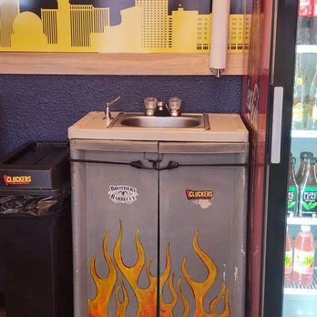 Cluckers - Cute little hand washing station! - Chicken Shop Near Me - Reno, Nevada