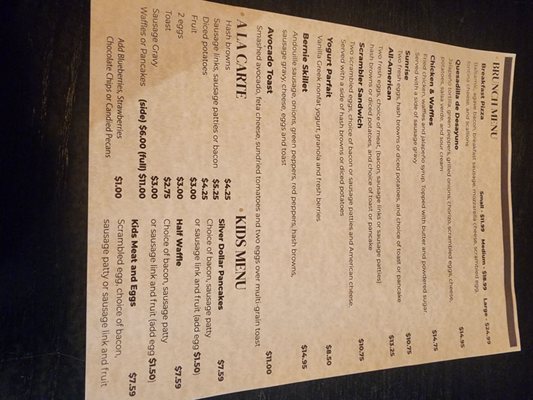 Menu photo 4 Taylor’s Bar & Table Pendleton, IN