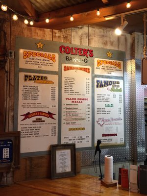 Menu photo 1 Colter's BBQ Dallas, TX Menu photo 1 Colter's BBQ Dallas, TX