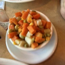 Steamed vegetables