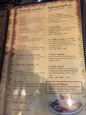 Menu photo 8 El Rosal No 2 Modesto, CA