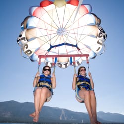 Timber Cove Marina - Parasailing is fun!