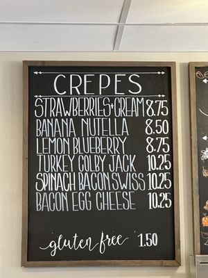 Menu photo 4 Over Flow Coffee House Liberty, MO